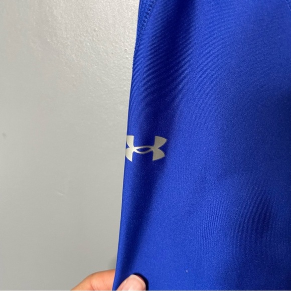 Under Armour Cobalt Blue Athletic cut out compression Leggings size small - Picture 3 of 9